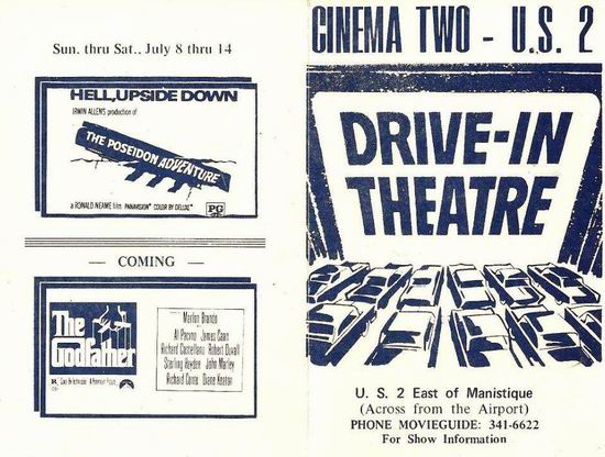 Cinema 2 Drive-In Theatre - 1972 Ad From Paul